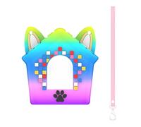 Xinsheinelry Scratch Proof Hanging Protective Case for Interactive Digital Pet Toy Full Body Protections Game Console Toy Protector Doghouse Pet Game Console Case