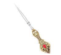 Xinsheinelry Sewing Awl Tool with Metal Handle Ergonomic Grip Leather Sewing Awl Tool for Leather and Fabric Crafting Project Antique