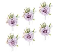 Xinsheinelry Sophisticated Artificial Rose Bouquet Distinctive Artificial Flower Corsages Arrangement for Bridal Wedding Decors Countrysides Styles Bouquet