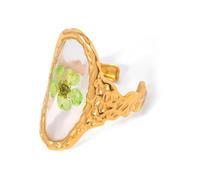 Xinsheinelry Sophisticated Flower Shaped Rings Adornment Personalized Open Accessory for Fashion Forward Ladies Beautiful Flower