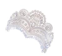 Xinsheinelry Sparkling Crystals Crowns Headpiece for Bride Shimmering Colorful Rhinestones Headwear Accessories Stylish Headdress Rhinestones Tiaras