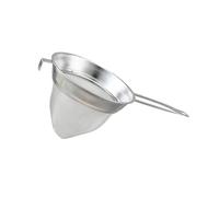 Xinsheinelry Stainless Steel Conical Strainer Reinforced Fine Meshes Bouillon Sieve with Handle for Homes Kitchen and Commercial Use Steel Bouillon Strainer