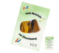 Xinsheinelry Tigers Eye Stone Toy with Customizable Adhesive Card for Science Exploration & Back to School Souvenirs Kids Kits Adhesive Gemstones