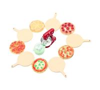 Xinsheinelry Tiny Pizzaiolo Playset with Functional Combiner Tiny Model House Furniture Case Childrens Present Rosin Model House Furniture Addons