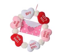 Xinsheinelry Unique Heart Designing Door Wreath for Front Decoration or Wedding Decoration Love Expression Ornament Anniversary Wreath