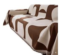 Xinsheinelry Universals Sofa Cover Geometric Pattern Chenilles Fabric Couch Slipcover with Tassels Pet Furniture Protector for Home Use Modern Design