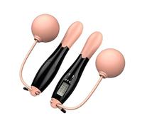 Xinsheinelry Weighted Skipping Rope with Precisions Counter Digital Counting Removable Jump Rope for Adult Indoor Outdoor Exercise Fitness Jump Skipping