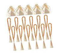 Xinsheinelry Wooden Multipurpose Sacred Beads Set Enhances Focusing During Prayers and Complements Outfits Religious Beads Chain