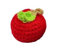 Xinsheinelry Wool Crochted Fruit Pendant Keychain Stylish Accessory for Car Keys or Wallets Purse Accessories for Women Strawberry Keychain