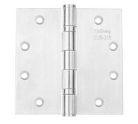 XinSheng 316 Stainless Steel Door Hinges 4.5x4.5 Inch Heavy Duty Marine-Grade Rust Proof Ball Bearing Hinges for Exterior Outswing Doors, High-Salt Environments Non Removable Pin 3 Pack