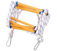 XINSHUNCAN Fire Escape Rope Ladder,5M/16.4FT Emergency Safety Portable Climbing Rescue Rope Ladder for 2-3 Story Home Window Balcony Railing Treehouse