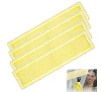 XINSUO® 4 Pcs Window Cleaning Pads Window vac for karcher WV2 WV5 WV6,Karcher Window Mop Set,Replacement Pads for Kärcher Window Cleaner,Easy to Clean and Reusable