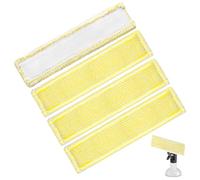 XINSUO® 4 Pcs Window Cleaning Pads Window vac for karcher WV2 WV5 WV6 Plus,Karcher Window Mop Set,Replacement Pads for Kärcher Window Cleaner,Easy to Clean and Reusable