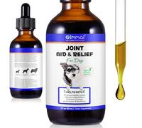 XINSZLIN Joint Aid & Relief Supplement for Dogs with Glucosamine & Natural Oils - Liquid Supplement to Promote Healthy Joints, Cartilage & Mobility - Bacon Flavour Dietary Drops, 2 fl oz (60 mL)