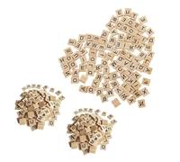 XINTANGXIA Pack of 200 Wooden Letters Wooden Scrabble Letters Wooden Alphabet Tiles Letters Game for Children's Education Children's Toy Crafts DIY, 17.5 X 16 X 3.8 CM
