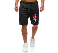 XINTAYEL Men's Baki The Grappler Shorts Anime Cosplay Hanma Baki Son of Ogre Print Casual Sweatpants Waist Drawstring with Pocket
