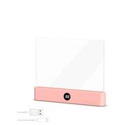 Xintianwang Lumilore Night Reading Light Screen, Lumilore Book Light, Lumilore Reading Light, Stepless Dimming & 3 Color Modes, Eye Caring Clip-On Book Light for Bedtime Reading, Travel (Pink)