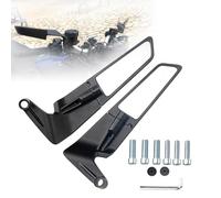 Xintre Motorcycle Mirrors Universal 10MM and 8MM Stealth Mirrors Motorcycle Wind Wing Side Mirrors Rotating Rear View Mirror Compatible with Duke 390 250 Yamaha MT-07 Kawasaki Z400 Z650 Z900 Z1000 etc