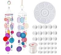 XINWAN Dream Catcher Resin Moulds,Wind Chimes Handmade Silicone Mold Kits Casting Resin Epoxy Moulds DIY Art Craft Maker Wind Bell Window Hanging for Home Decorations