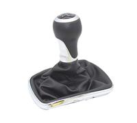 XINWELZ Car Gear Lever Compatible with Bora for Jetta 5 Speed 12mm 1999 2000 2001 2002 2003 2004 Car Gear Shift Knob Lever Shifter Gaitor BootAutomatic Gear Knob