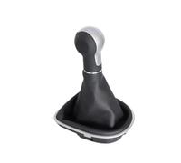 XINWELZ Car Gear Lever Compatible with Seat for Leon II 2005-2012 5 6speed Gear Car Gear Shift Knob with Automatic Gear Knob Shifter Adapter