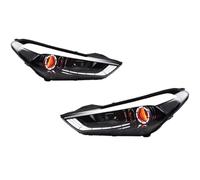 XINWELZ car headlight front light Compatible With Hyundai For Tucson 2015 2016 2017 2018 Replacement Car Styling Headlight DRL H-ID Bi Xenon Auto Accessories