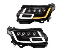 XINWELZ car headlight front light Compatible With Range For Rover 2013 2014 2015 2016 2017 Replacement Headlight DRL Turn Signal High Beam Angel Eye Projector Lens Accessories
