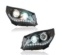 XINWELZ car headlight front light Compatible With Toyota For Overlord 2010 2011 2012 2013 Replacement 2pc Headlight Assembly Modified Daily Running Light Angel Eye Lens