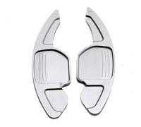 XINWELZ Car Shift Blade Compatible with A5 S5 2012-2016 for A6 C7 2012-2017 Aluminum Car Steering Wheel Controller Paddle Shifter Extension Shift Cover Parts Accessories(Silver)