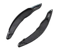 XINWELZ Car Shift Paddles Compatible with Mitsubishi for Eclipse for Cross 2018-2019 for Lancer 2010-2016 Car Steering Wheel Paddle Shifter Extension(Carbon Fiber Black)