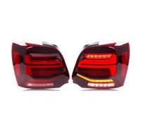 XINWELZ Car Tail Lights Compatible With VW For Polo 6R 6C For Gti 2011-2021 Dynamic Animation Sequential Turn Signal Red Rear Lamps Assembly Tail Lights