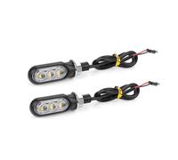 XINWELZ Sequential Blinkers 10mm Motorcycle Turn Signals Light Indicator Blinker Flowing Amber Flasher Universal Motorcycle Turn Signal Light Flasher Indicator(Clear,2pcs)