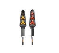 XINWELZ Sequential Blinkers Compatible with Benelli For TRK502X For Leoncino 500 For 752S For 302S For TNT600 For TNT300 Motorcycle Indicator Turn Lamp Accessorie(Red,2PCS)