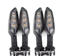 XINWELZ Sequential Blinkers Compatible With For XSR125 2021-2024 For XSR155 2019-2024 For XSR700 For XSR900 2016-2024 Motorcycle Indicator Turn Lamp Accessorie(Black,4pcs)