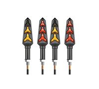 XINWELZ Sequential Blinkers For CB650R For CBR650R For CB500X For CB1000R For CB125R For CBR1000RR For CBR300R 12v Motorcycle Turn Signal Light Flowing Indicator Lights(Red,4pcs)