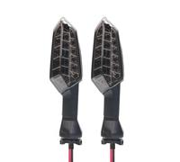 XINWELZ Sequential Blinkers For NINJA For 250SL 2014-2017 For ZRX1200 DAEG For ER-6N For ER650 2009-2016 Universal Motorcycle Turn Signal Light Flasher Indicator(Black,1 Pair)