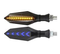 XINWELZ Sequential Blinkers For XRV750 For CRF1000L For CRF1100L For AFRICA For TWIN For ADV For ADVENTURE SPORTS For DCT Universal Motorcycle Turn Signals Indicator Lights(Blue,2piece)