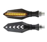 XINWELZ Sequential Blinkers For XRV750 For CRF1000L For CRF1100L For AFRICA For TWIN For ADV For ADVENTURE SPORTS For DCT Universal Motorcycle Turn Signals Indicator Lights(White,2piece)