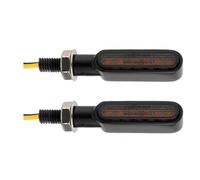 XINWELZ Turn Signal Compatible With Suzuki 2pcs 4pcs Aluminium Motorcylce Turn Signal Lights Amber Flowing Turn Signal Lamp Light Waterproof(2pcs Amber White)