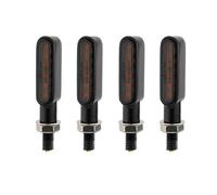 XINWELZ Turn Signal Compatible With Suzuki 2pcs 4pcs Aluminium Motorcylce Turn Signal Lights Amber Flowing Turn Signal Lamp Light Waterproof(4pcs Amber)