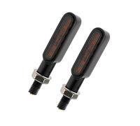 XINWELZ Turn Signal Compatible With Suzuki 2pcs 4pcs Aluminium Motorcylce Turn Signal Lights Amber Flowing Turn Signal Lamp Light Waterproof(2pcs Amber)
