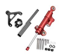 XINWELZ Z Compatible With CB1000R 2008-2016 Motorcycle Damper Steering Stabilize Mounting Bracket Support Handlebar Stabilizer Adjustable(Red)
