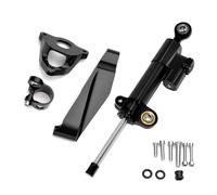 XINWELZ Z Compatible With CBR600RR 2007-2016 Motorcycle Damper Steering Stabilize Handlebar Stabilizer Universal Accessories Adjustable(Black)