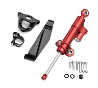 XINWELZ Z Compatible With CBR600RR 2007-2016 Motorcycle Damper Steering Stabilize Handlebar Stabilizer Universal Accessories Adjustable(Red)