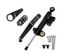 XINWELZ Z Compatible With CBR954RR 2002 Motorcycle Damper Steering Stabilize Mounting Bracket Universal Accessories Adjustable(Black)