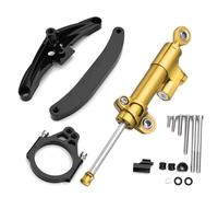 XINWELZ Z Compatible With For FZ1 2006-2015 Motorcycle Damper Steering Stabilize Handlebar Stabilizer Mounting Holder Universal Accessories(Yellow)