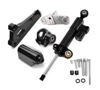 XINWELZ Z Compatible With S1000RR 2014 2015 Motorcycle Damper Steering Stabilize Holder Handlebar Stabilizer Universal Accessories(Black)