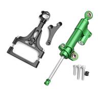 XINWELZ Z Compatible With Z1000 For Z750 2003-2009 Motorcycle Damper Steering Stabilize Mounting Bracket Handlebar Stabilizer Universal(Green)