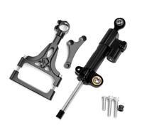 XINWELZ Z Compatible With Z1000 For Z750 2003-2009 Motorcycle Damper Steering Stabilize Mounting Bracket Handlebar Stabilizer Universal(Black)