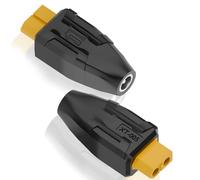 XINXINGDINGSHENG 2 PCS XT60 to DC 5.5x2.1mm Adapter - Power Converter for TS100 Soldering Iron, FPV Monitors & Drone Equipment